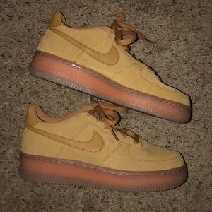 Womens Wheat Air Force 1's